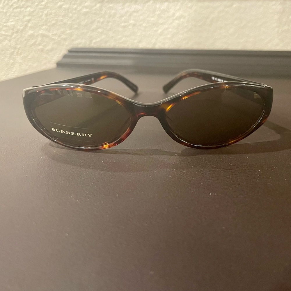 Burberry small frame brown sunglasses